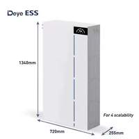 Batterie Deye à long cycle de vie AI-W5.1-B batterie solaire 51.2V 30.72 kWh avec garantie de 10 ans