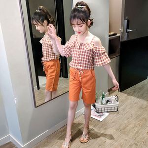 New Design Fashion Girl School Suit Girls <b>Bathing</b> Set Kids Wearing Punjabi Suits Sets With Plaid - Product Image 3