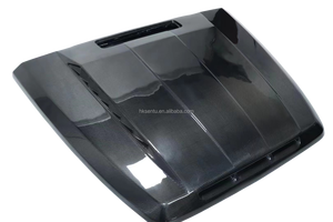 ชุดแต่งคาร์บอนไฟเบอร์สำหรับ Mercedes-Benz W464 G500 G63 รุ่น W464 อัพเกรดสไตล์ Topcar ประกอบด้วยสปอยเลอร์หน้า ดิฟฟิวเซอร์ ฝากระโปรงหน้า และฝาครอบยางอะไหล่ - Product Image 4