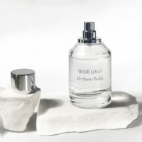 Flacon de parfum vide 30ml 50ml 100ml Flacon cylindrique vide Vaporisateur atomisateur Bouchon magnétique Flacon de parfum en verre