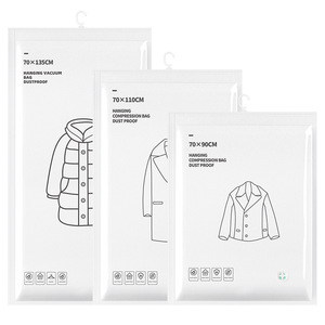 Bolsa de Compresión Colgante <span class=keywords><strong>para</strong></span> Almacenamiento de <span class=keywords><strong>Ropa</strong></span>, Chaquetas, con Bomba de Vacío, Organizador Antipolvo y Antimoho, Venta <span class=keywords><strong>al</strong></span> Por Mayor - Product Image 5