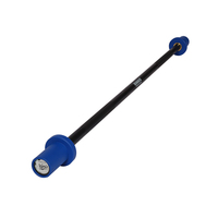 Barre d'haltères pour enfants 1,2 m en aluminium rose/bleu/vert pour l'entraînement de force des jeunes, squats, développé couché 2,5 kg 30 kg