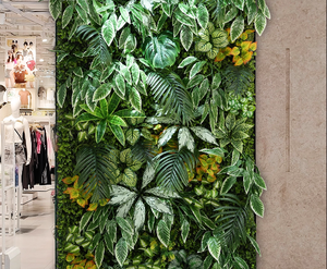 Kunstgras wandpaneel voor binnen/buiten, kunstbloemen wand, groene wand voor decoratie, duurzaam en stijlvol - Product Image 6