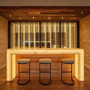 Barra <span class=keywords><strong>de</strong></span> Bar Contemporánea <span class=keywords><strong>de</strong></span> Mármol Iluminada Personalizada, Diseño Retroiluminado, Ecológica, Duradera, para Hogar, Restaurantes y Clubs <span class=keywords><strong>de</strong></span> Alta Gama - Product Image 3