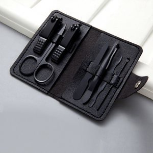 Ensemble d'outils de manucure et de pédicure portable, kit de soin des ongles 7 pièces, étui en cuir PU, soin des doigts et des orteils - Product Image 6