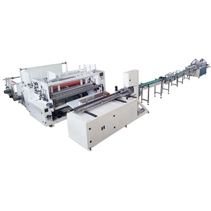 Máquina automática de fabricación de rollos de papel higiénico, Popular, pequeña, línea de producción - Product Image 1