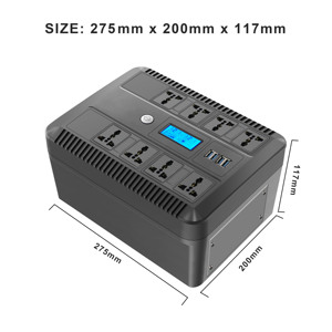 Fuente de alimentación UPS 1000VA 600W con respaldo de batería y protección contra sobretensiones para enrutador WiFi Sistema de computadora de cámara CCTV - Product Image 5