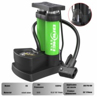 Pompe à main haute pression multifonction BAIMEI pour pneus de vélo 80-130 PSI, écologique, durable, légère, étanche, avec manomètre, OEM