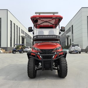 <span class=keywords><strong>Chariot</strong></span> de golf électrique à batterie au lithium 4 <span class=keywords><strong>places</strong></span> personnalisé en usine ODM <span class=keywords><strong>chariot</strong></span> électrique pour parc d'attractions voiture de réception vélo de plage - Product Image 3