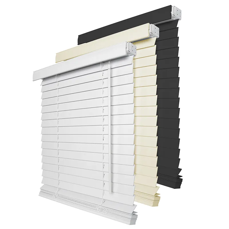 High Quality faux wood blinds and wooden venetian blinds motorized windows and pvc blinds For The Living Room