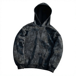 Sudadera con Capucha de Felpa Francesa 100% Algodón con Logotipo Personalizado de Invierno, Sudadera con Capucha Tie Dye para Hombre, Unisex, Ropa Urbana - Product Image 4
