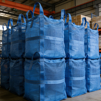 Sac Jumbo en PP de 1 tonne pour premiers travaux de construction, sacs plastiques de 500 kg, 1000 kg, 1200 kg pour gravier, sac jumbo respirant