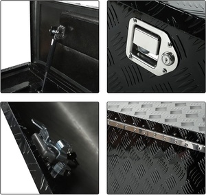 Camión Cama Almacenamiento Heavy Duty Pickup Debajo del cuerpo Caja de herramientas de aluminio para camiones con llaves de bloqueo - Product Image 4