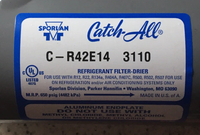 Filtre déshydrateur de réfrigérant Parker Sporlan C-R42E14 pour pièces de réfrigération FLR06891 FILTRE : LIGNE DE LIQUIDE, 1.13 ODF