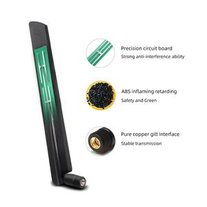 Tăng cao 5G ăng ten cao su cho Card mạng không dây Wifi Router 680-6000Mhz cho SMA Nam Dọc Độ nhạy tín hiệu cao - Product Image 3