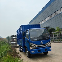 Camionnette de transport de bétail Dongfeng 4x2 avec ridelles amovibles