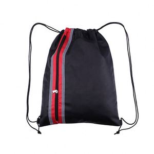 Custom <b>Drawstring</b> <b>Backpack</b> Sports Bag for Gym Reflective Custom <b>Drawstring</b> <b>Backpack</b> with logo Advertising Gifts - Product Image 3