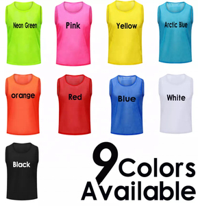 Chalecos de Entrenamiento de Fútbol/Soccer Personalizados, Transpirables, con Impresión por Transferencia de Calor, 100% Poliéster, con Nombre del Equipo - Product Image 5