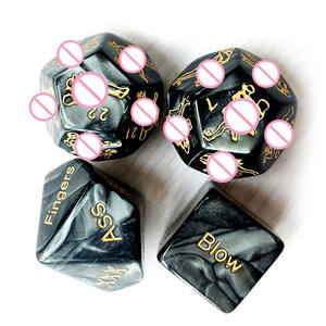 Vente en gros de 24 faces de dés d'amour, jouet de jeu de rôle, 4 pièces, Position sexuelle, pour Couple, jeu coquin - Product Image 1