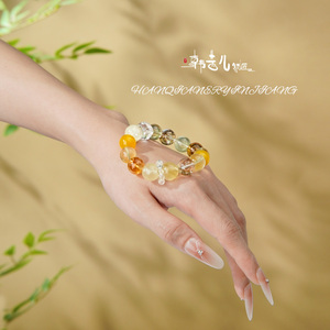 สร้อยข้อมือลูกปัดธรรมชาติแฟชั่นสำหรับทุกเพศ รุ่น Super Seven Flash Stone ประดับลายผีเสื้อ ดีไซน์ทันสมัย รูปทรงลูกบอล แรงบันดาลใจจากพุทธศาสนา - Product Image 3
