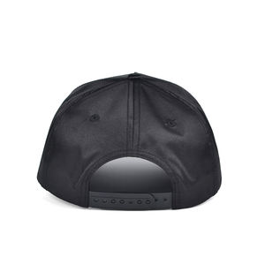 Casquette <span class=keywords><strong>de</strong></span> baseball en satin personnalisée avec <span class=keywords><strong>broderie</strong></span> <span class=keywords><strong>de</strong></span> chaîne, casquette <span class=keywords><strong>de</strong></span> camionneur en satin à 5 panneaux, casquette <span class=keywords><strong>de</strong></span> baseball noire tendance - Product Image 3