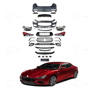 Precio de fábrica Bodykit para <span class=keywords><strong>Maserati</strong></span> Ghibli a Trofeo parachoques de coche faros traseros Ghibli parachoques delantero trasero 2021 + - Product Image 1