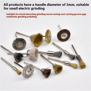 Cabezal de <span class=keywords><strong>cepillo</strong></span> de pulido eléctrico, alambre de cobre de <span class=keywords><strong>carpintero</strong></span>, limpieza Wenwan, tallado de madera, raíz, piezas de maquinaria de carpintería - Product Image 3