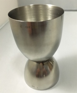 Premiums Novelty COINTREAU Thép Không Gỉ Cocktail Bar Đo Đôi Jigger Với Tùy Chỉnh Laser Khắc Logo - Product Image 4