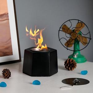 Braciere da Tavolo in Cemento Moderno con <span class=keywords><strong>Combustibile</strong></span> a <span class=keywords><strong>Bioetanolo</strong></span>, Caminetto da Interno ed Esterno, Caminetto a Etanolo da Tavolo - Product Image 2