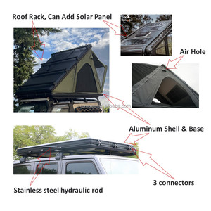 <span class=keywords><strong>Tente</strong></span> <span class=keywords><strong>de</strong></span> <span class=keywords><strong>toit</strong></span> pour voiture pliable facile à installer pour 3 à 4 personnes, isolée, en aluminium, coque rigide <span class=keywords><strong>XL</strong></span>, <span class=keywords><strong>tente</strong></span> <span class=keywords><strong>de</strong></span> <span class=keywords><strong>toit</strong></span> pour 4 personnes avec sacs à chaussures - Product Image 5