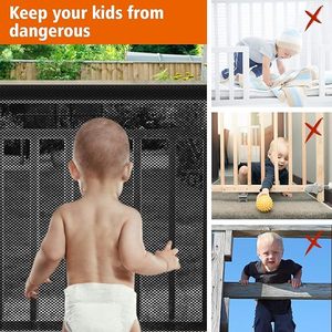 Filets de sécurité pour balcon, protection contre les chutes, filet de sécurité pour balcon pour enfants, barrière de sécurité pour escalier, filet de sécurité pour garde-corps de balcon - Product Image 4