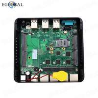 Mini PC EGLOBAL, Computadora J4125 J6412 N100 4Lan, Servidor Doméstico Industrial, Mini PC Pfsense, Router Suave Esxi, Firewall 2.5G ITX