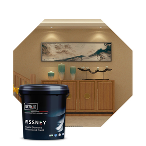 Vissney Texture de mur de peinture en aérosol de peinture murale texturée de sable de qualité supérieure en émulsion acrylique - Product Image 3