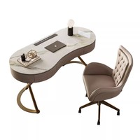 Chaise de table moderne de luxe en acier pour bureau à domicile, consultation médicale, réception, table d'étude par ordinateur