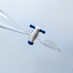 CS Labglass Custom Pear Shaped Borosilicate <strong>Glass</strong> Oil Water Separator <strong>Funnel</strong> for Laboratory Chemistry Glassware - Product Image 4