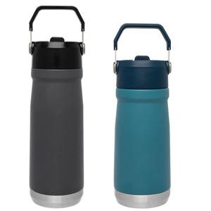 OEM 17oz 22oz Flip Straw Doble Pared de acero inoxidable original Copo termico vaso <span class=keywords><strong>termo</strong></span> con mango de paja - Product Image 2