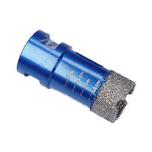 Chân không brazed thép carbon chủ đề cắt gạch ceramic <span class=keywords><strong>Granite</strong></span> đá cẩm thạch góc máy xay bê tông kim cương khoan lõi bit - Product Image 6