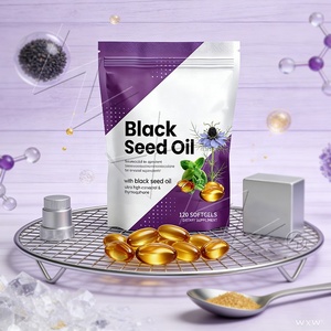 Capsules molles d'huile de nigelle sur mesure avec Oméga 3 6 9 – Complément nutritionnel premium pour adultes - Product Image 3