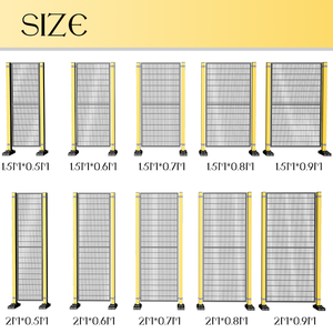 Clôture de sécurité en acier galvanisé de haute qualité utilisation en intérieur fer gardant les bras robotiques périmètre de la machine clôture en fil soudé - Product Image 5