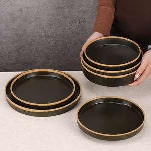 Vajilla para hot pot estilo montañés: hot pot de ternera con sopa ácida, plato de ternera fresca en rodajas, plato de tripas negras, plato redondo creativo - Product Image 2
