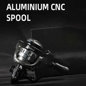 Süßwasser Metall CNC Griff Gummi knopf Spinnrad 4kg 5kg 6kg Schlepp leistung 5,<span class=keywords><strong>2</strong></span>: 1 Übersetzungs verhältnis Ultra Light Spinning Angel rollen - Product Image 3