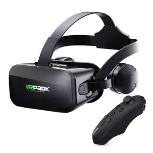 3D虚拟现实耳机游戏电影一体机VR眼镜耳机立体声控制3D VR智能眼镜