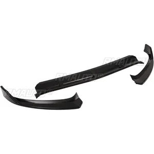 3 pièces pour Mercedes Benz Classe C W205 C300 C160 C200 C350e C260 AMG 2015-2018, spoiler de pare-chocs avant, style carbone - Product Image 2