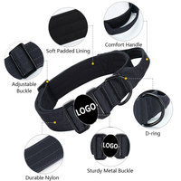 Accessoires pour chiens de haute qualité Collier de chien design pour l'entraînement Collier de chien tactique réglable pour animaux de compagnie