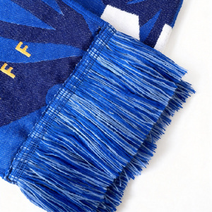 ผ้าพันคอฟุตบอลแบบสั่งทำผ้าพันคออะคริลิคยาวผ้าพันคอกีฬาแบบหนาย้อนกลับได้สำหรับแฟนทีมชาติฝรั่งเศส - Product Image 3