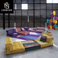 Offre Spéciale canapés en tissu multifonctionnels ensemble de canapés colorés ensemble de canapés modulaires ensemble de salon canapé multicolore