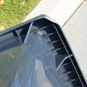 Poubelle de voirie de grande taille pour l'extérieur, Beijing, seau en plastique de 120L, industrielle avec roues, pour tri des déchets communautaires - Product Image 3