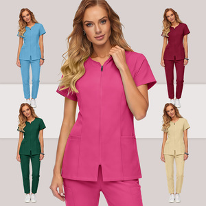Women Spa Uniform Set Moisture Wicking Comfortable Workwear For Beauty Salon Massage Therapy - Product Image 1