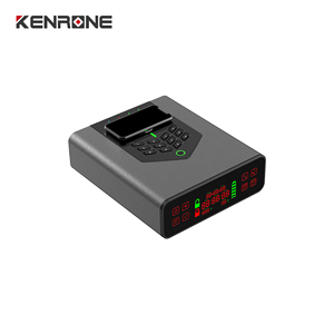 Coffre-fort intelligent à chargement sans fil avec horloge/date/température ; Conception de coffres-forts haute sécurité, batterie 12V, grand rangement pour armes à feu KR-BX9528 Biométrique - Product Image 4