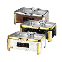 Chauffe-Plat Électrique Intelligent YT pour Buffet de Mariage et Traiteur, Acier Inoxydable 304, Double Usage Humide/Sec, Vente Directe Usine